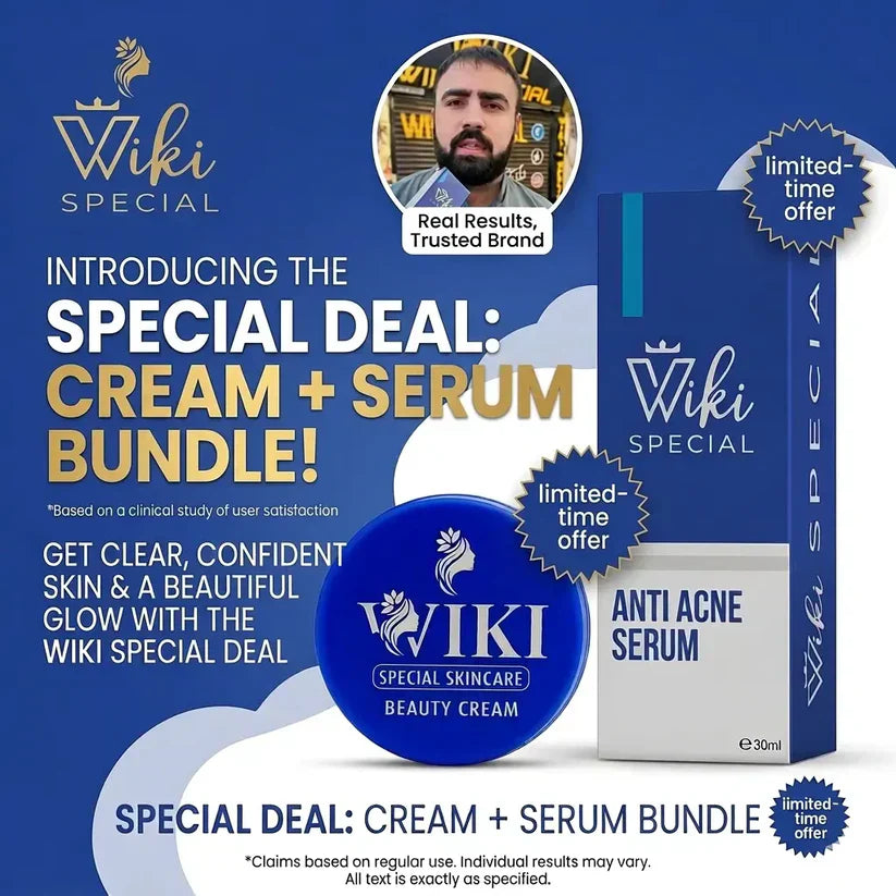 Acne Serum + Wiki Cream - Mega Deal